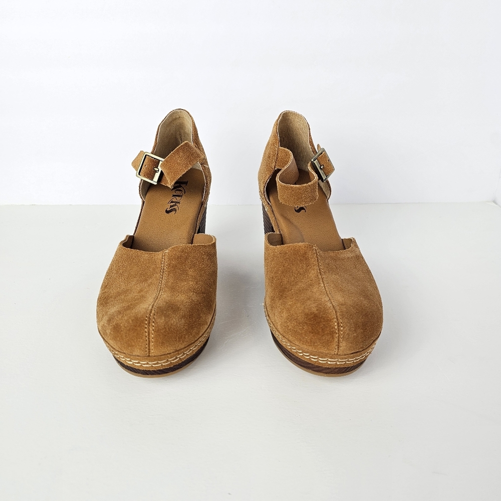 NEW - Comfort Walking Clogs - Kork-Ease - Tan Suede - Women's - 7.5 - Picture 6 of 16